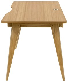 Работна маса от декор от дъб 70x140 cm Nice – Woodman