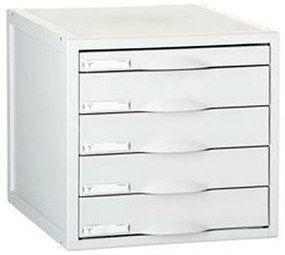 Modular Filing Cabinet Archivo 2000 ArchiSystem 5 чекмеджета Сив (35,6 x 31,6 x 20,3 cm)