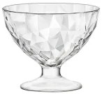 Стъклена купичка за десерти на столче 220мл- DIAMONT - JUNIOR - Bormioli Rocco