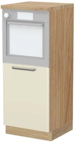 Висок подов шкаф за фурна Modena K14-60-1KR-Walnut - Beige