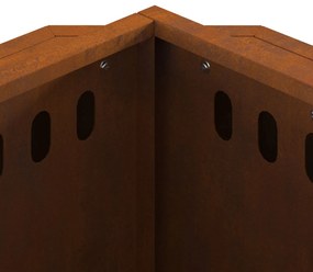 Sonata H Бездимно огнище 38x38x51 см от дъждоустойчив стоманен