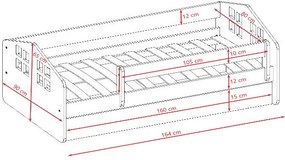 Детско легло Kacper-160 x 80