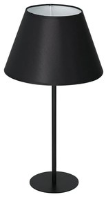 Настолна лампа ARDEN 1xE27/60W/230V Ø 30 см черна/бяла