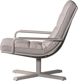 Светлосиво метално градинско кресло Coosa – Exotan