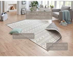 Сив и кремав килим на открито , 290 x 200 cm Kuba - NORTHRUGS