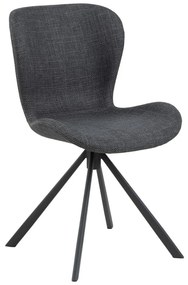 Тъмносиви трапезни столове в комплект от 2 броя Batilda - Actona