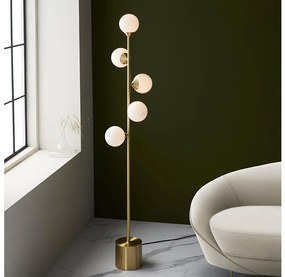 Endon 106756 - Подова лампа OTIS 5xG9/3W/230V златна/бяла