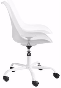 Бял регулируем офис стол Dan - Støraa