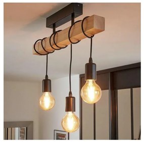 Eglo 55247 - LED повърхностно монтиран полилей TOWNSHEND 3xE27/60W/230V