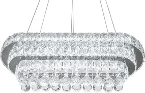 Кристален полилей LED 102W c дистанционно управление APP417-CP