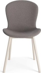 ФИОРА Светлосиво Таупе (тъкан Басэл 34) / бежови крака – МОДЕРЕН ТАПИЦИРАН С ЧЕНИЛ СТОЛ ЗА ДНЕВНА/ТРАПЕЗАРИЯ