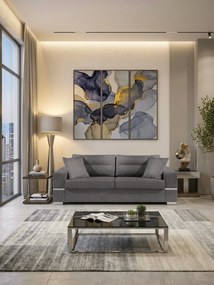 Диван "Fenia" Двуместен-145ш 90д см.-Сиво