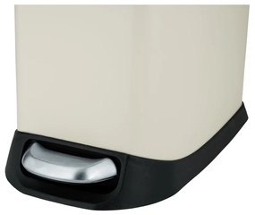 Кремаво стоманено кошче за боклук с педал 12 l Design – Wenko