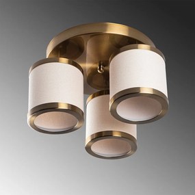 Осветително тяло за таван в бронзов цвят Way – Opviq lights