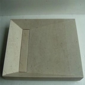 Мивка за баня ICL 6538, монтаж върху плот, мрамор, 64x38x10см