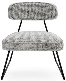 Черно-бяло кресло Elon – Marckeric