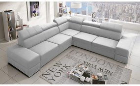 Ъглов диван Фред Еко LTHR-Leuko-Ляв