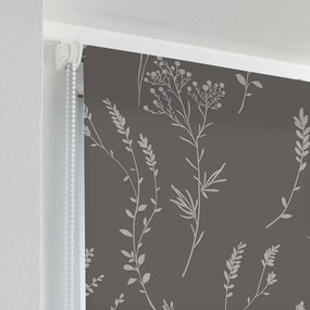 Антрацитна текстилна ролетна щора 90x180 cm Forelista – douceur d'intérieur