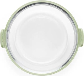 Форма за печене във фритюрник с горещ въздух Lekue 1010160, 20.5x19.5x10 см, Стъкло, Противоплъзгащи дръжки, -20/+220°C, Лесно почистване, Зелен