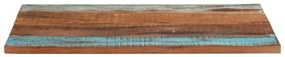 286061 vidaXL Правоъгълен плот за маса, 70x90 см, 25-27 мм, регенериран масив