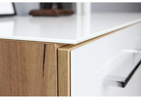 Дъбов шкаф в бял\естествен цвят 80x120 cm Monteria - Germania