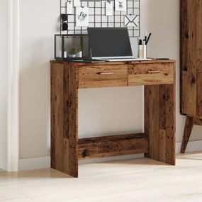 855992 vidaXL Бюро, старо дърво, 80x40x75 см, инженерно дърво