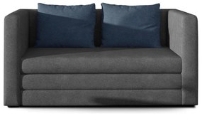 Син/сив шенилов сгъваем диван 132 cm Neva – ELTAP