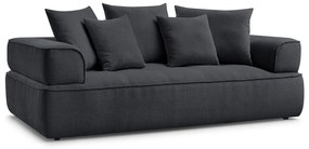 Тъмносив шенилов диван 237 cm Whesley – Bobochic Paris