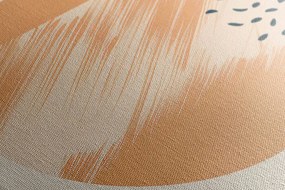 Картина на платно – Елегантни кръгове Peach Fuzz