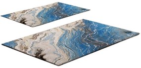 Сини килими за баня в комплект от 2 бр. 60x100 cm – Foutastic