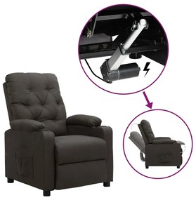 3093485 vidaXL Изправящ стол, таупе, текстил