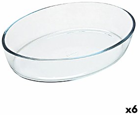 Ястие за печене Pyrex Classic Овална 35 x 24 x 7 cm Прозрачен Cтъкло (6 броя)