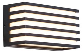 Модерна външна стенна лампа черна вкл. LED IP65 - Jail