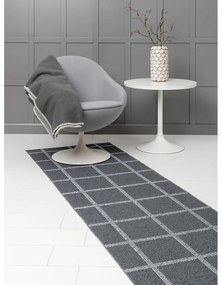 Антрацитен килим за открито и закрито 70x100 cm Ada Granit – Pappelina