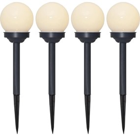 Комплект от 4 външни слънчеви лампи, височина 27 см Globus - Star Trading