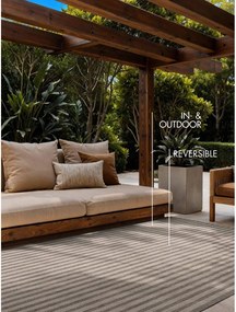 Сив/кремав килим за открито и закрито 120x170 cm Haringey Linley – Ted Baker