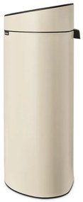 Кош за боклук Brabantia Touch Bin New 1005543, 40 л, Плавно и безшумно отваряне, Голям отвор, Бежов