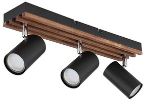 Globo 57909-3 - Спот KAYDEN 3xGU10/25W/230V черен