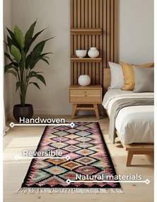 Двустранна/ръчно изработена вълнена пътека 60x190 cm Kamal Zara – Nouristan