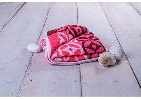 Розова памучна хавлиена кърпа 70x140 cm Compass – JAHU collections