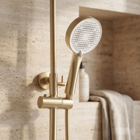 Комплект за душ Rea Grace Brush Gold