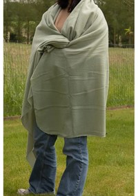 Зелено одеяло от флийс 130x160 cm Riso – Tiseco Home Studio