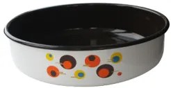 Емайлирана тава кръгла ф36см с декор CIRCLE - 442HF/36 РЯ- (27-1845)