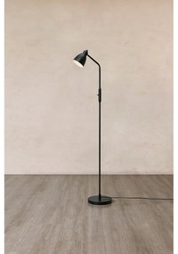 Матовочерна подова лампа с метален абажур (височина 143 cm) Story - Markslöjd