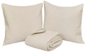 Комплект шалте с 2 бр. калъфка atmosphera Lilou, 240x260 cm - Слонова кост
