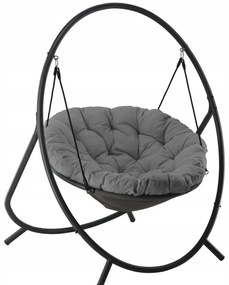 Луксозен висящ фотьойл PATIO с възглавница Бежови възглавници