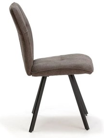 Тъмносиви трапезни столове в комплект от 4 Mery - Marckeric