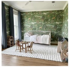 Бял килим подходящ за пране 150x230 cm Bubble White – Mila Home