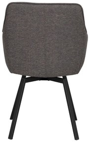 Сиви тапицирани трапезни столове в комплект 2 бр. Alison – Rowico