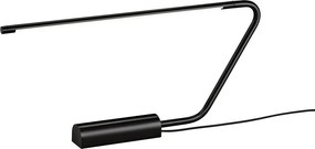 Черна LED настолна лампа (височина 33 cm) Olea – Trio Select